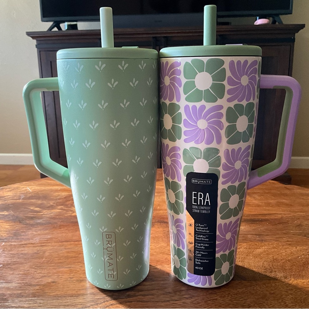 BrüMate ERA 40oz. Tumblers Whole Foods Ltd Edition “Garden Party & Petal Parade”